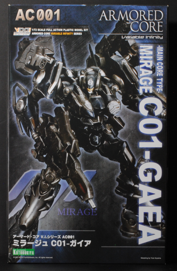 Gokuraku - Kotobukiya - Armored Core - Mirage C01-GAEA 1/72 Plastic Model